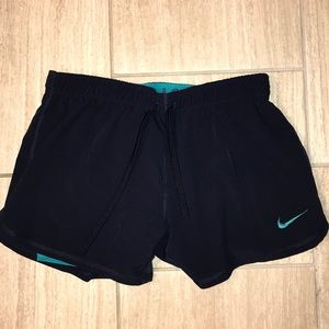 Navy athletic shorts (built in spandex)